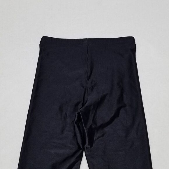 Vintage 1980s Black Aerobics Cropped Tights Leggings High Rise Bodysuit Set Med - Picture 14 of 14